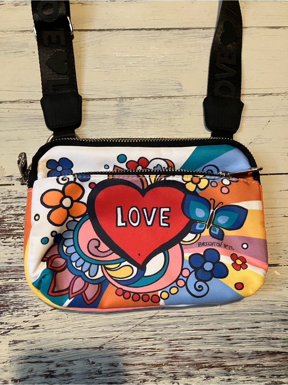 Brighton "Power Of Love" Crossbody Belt Bag – Tom Clancy & Aasha Ramdeen 70s Art